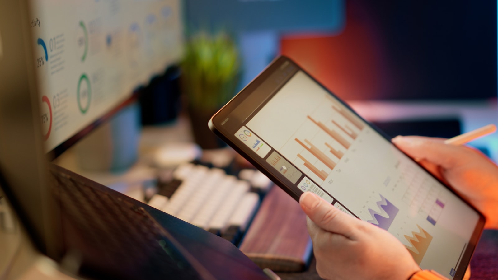 Facturation électronique auto-entrepreneur : analyse des données de facturation sur tablette