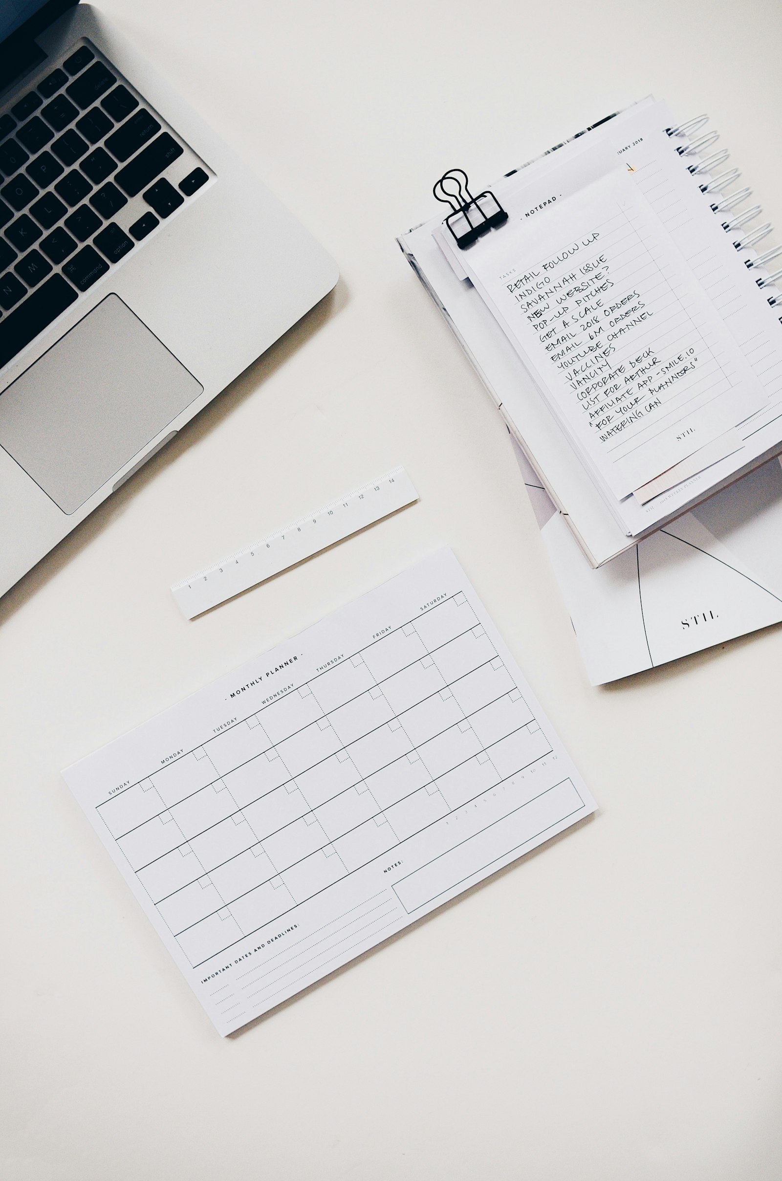 Planning hebdomadaire et liste de tâches, application concrète des méthodes de productivité