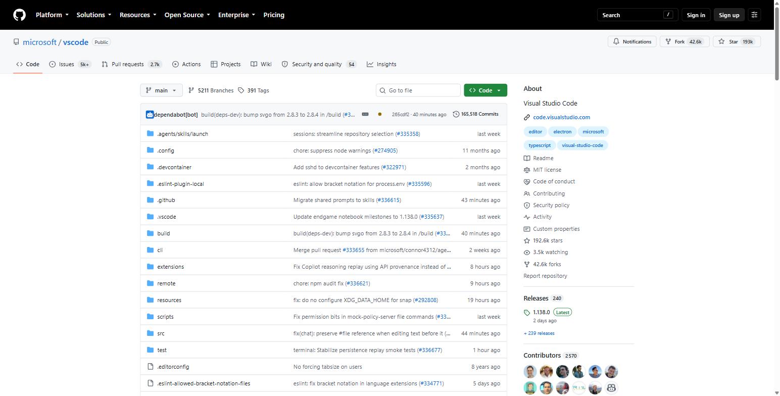 GitHub pour les entrepreneurs : interface réelle d'un dépôt avec onglets Code, Issues et Pull requests